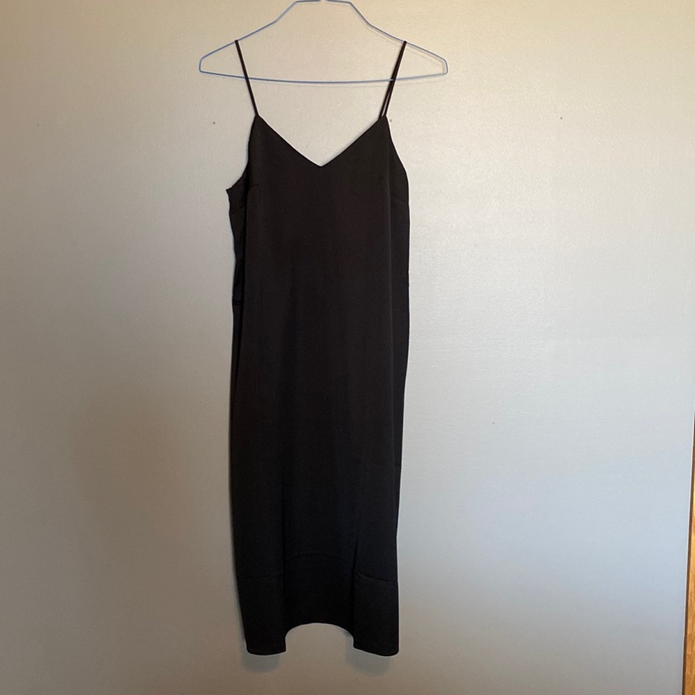 Black J.Crew Slip Dress